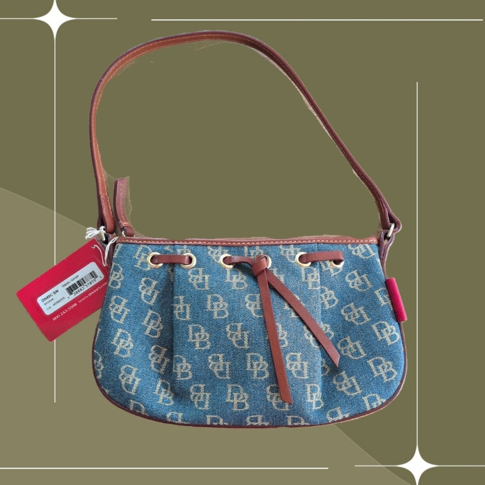 ✨ Nwt! Vintage Dooney And Bourke Jean Tassel Zip Top Shoulder Bag